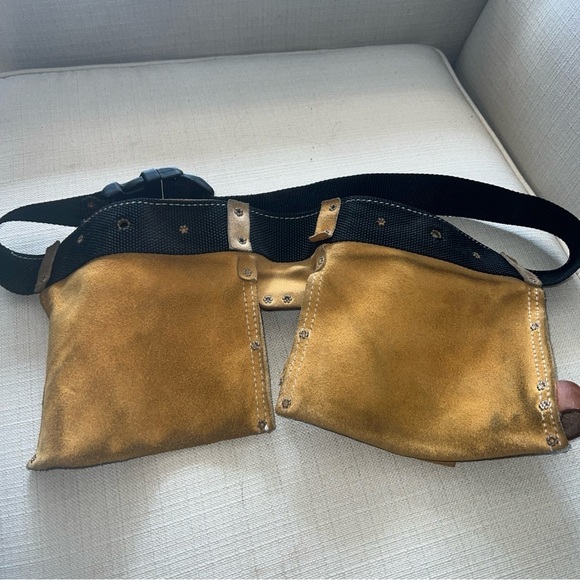 Toolbelt Equipment CLC Work Gear No. 370X3 Leather Work Apron 8 Pockets Tool Bag - Picture 6 of 7